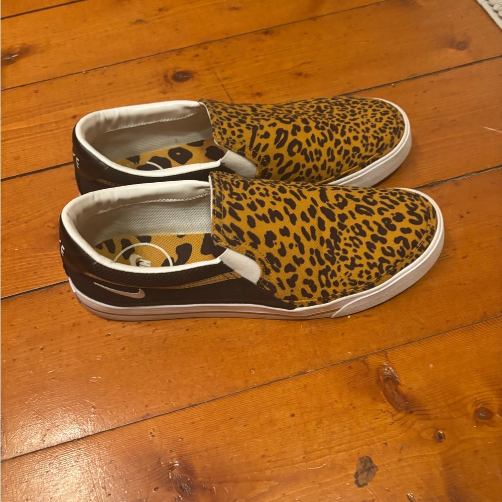 Nike Women’s Leopard Print Slip-On Shoes